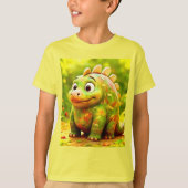 OddFriends - Schattige Poster van Chubby Dino T-shirt (Voorkant)