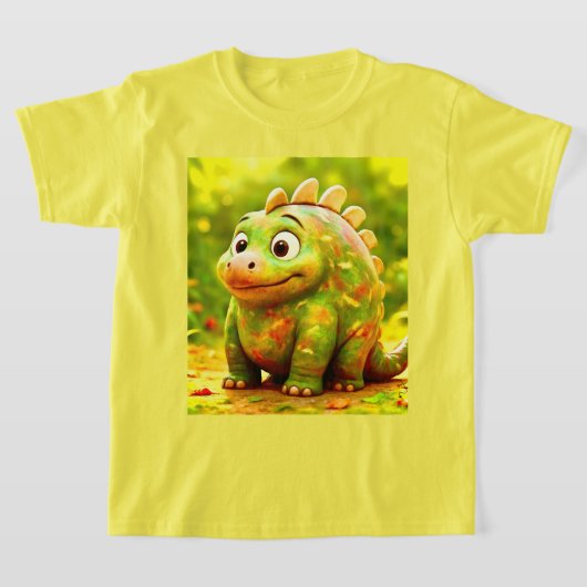OddFriends - Schattige Poster van Chubby Dino T-shirt (Laagn)