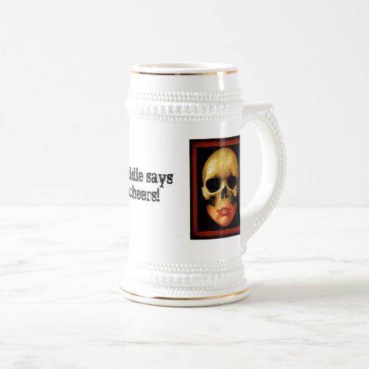 Oddie Beer Stein (klassiek) Bierpul (Voorkant rechts)
