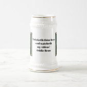 Oddie Beer Stein (Top Hat Edition) Bierpul (Center)