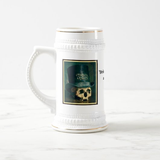Oddie Beer Stein (Top Hat Edition) Bierpul (Links)