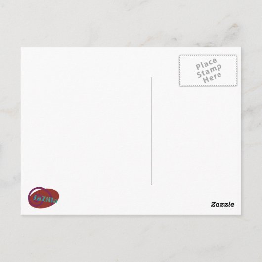 Oddisphier Paarse optische Limoen lichtsterkte Briefkaart (Achterkant)