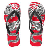 Oddities Dragon Teenslippers (Voetbed)