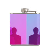 Oddity Surreal Pink Aesthetic Weirdo Heupfles (Achterkant)
