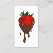 oddRex-chocolade met aardbei Visitekaartje (Voorkant)