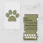 oddRex-hondwalker-stempelkaart Klantenkaartje (Voorkant / Achterkant)