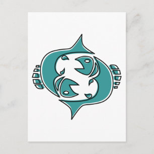 oddRex pisces Briefkaart