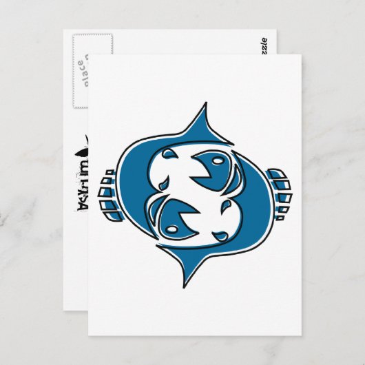 oddRex pisces Briefkaart (Voorkant / Achterkant)