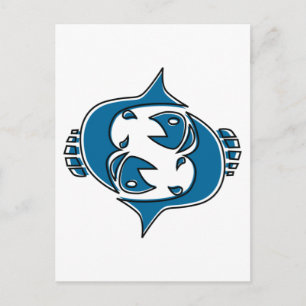 oddRex pisces Briefkaart