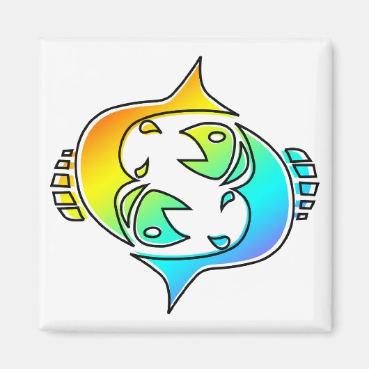 oddRex pisces Magneet (Voorkant)