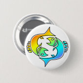 oddRex pisces Ronde Button 5,7 Cm (Voorkant /achterkant)