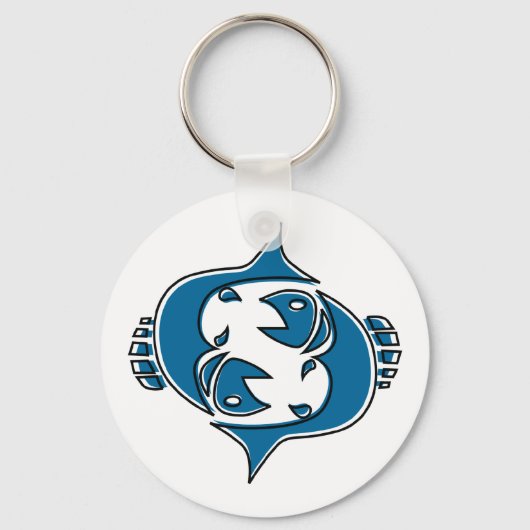 oddRex pisces Sleutelhanger (Voorkant)