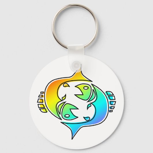 oddRex pisces Sleutelhanger (Voorkant)