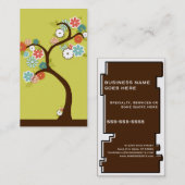 oddRex-retro-structuur Visitekaartje (Voorkant / Achterkant)