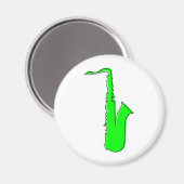 oddRex saxofone Magneet (Voorkant / Achterkant)