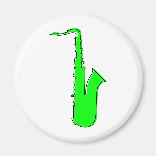oddRex saxofone Magneet (Voorkant)