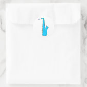 oddRex saxofone Ronde Sticker (Tas)