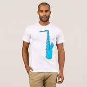 oddRex saxofone T-shirt (Voorkant volledig)