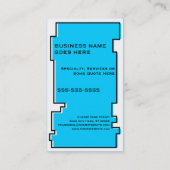 oddRex saxofone Visitekaartje (Achterkant)