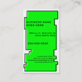 oddRex saxofone Visitekaartje (Achterkant)