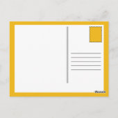 oddRex saxophone Briefkaart (Achterkant)