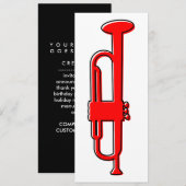 oddRex trompet Kaart (Voorkant / Achterkant)