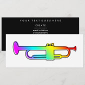 oddRex trompet Kaart (Voorkant / Achterkant)