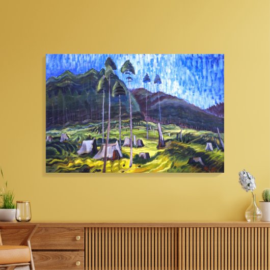 Odds and Ends | Emily Carr | Canvas Afdruk (Insitu (Woonkamer))