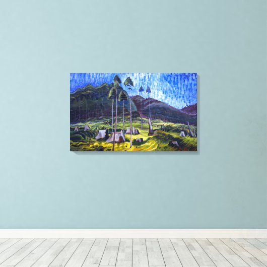 Odds en Einds | Emily Carr | Canvas Afdruk (Insitu (Houten vloer))