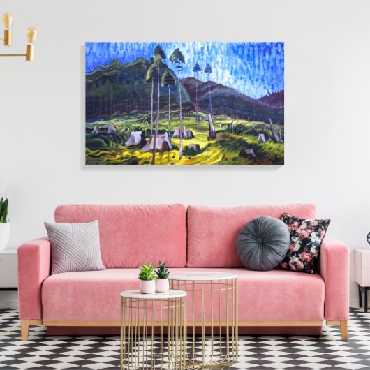Odds en Einds | Emily Carr | Canvas Afdruk (Insitu (Woonkamer))