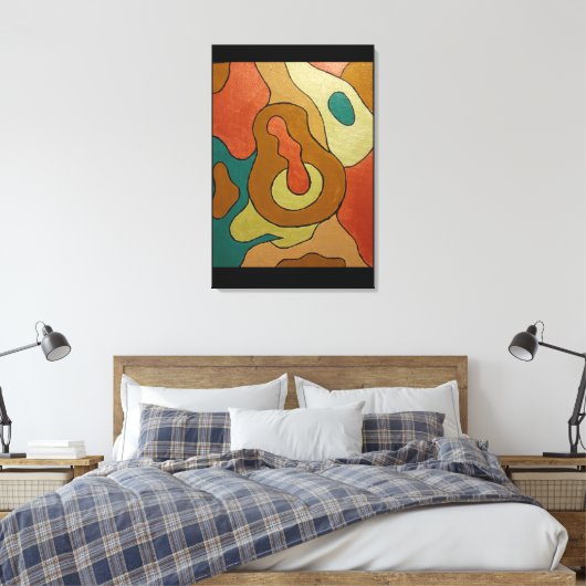 Oddvocado Canvas Print (Insitu (Slaapkamer))