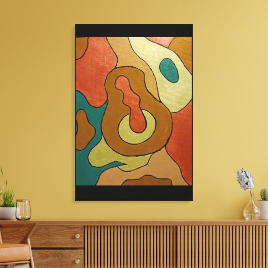 Oddvocado Canvas Print (Insitu (Woonkamer))