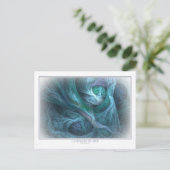 Oddyssy in blauw Briefkaart (Staand voorkant)
