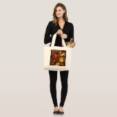 Ode aan de herfst 3 grote tote bag (Voorkant (model))