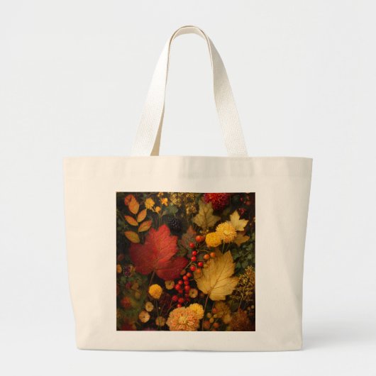 Ode aan de herfst 3 grote tote bag (Voorkant)
