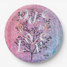 Ode aan de Liefde Papieren Bord door Dichter Adiel