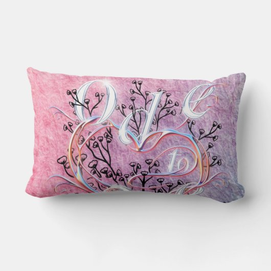 Ode aan de liefde Worpkussen van Adiela Akoo Kussen (Achterkant)