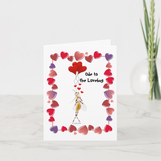 Ode aan de Lovebug Feestdagen Kaart (Voorkant)
