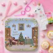 Ode aan de Notenkraker Ballet Blauw Papieren Bordje (Feest)