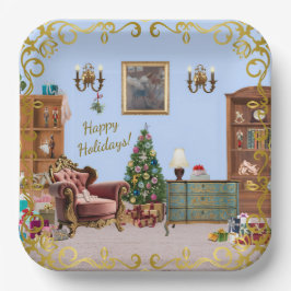 Ode aan de Notenkraker Ballet Blauw Papieren Bordje