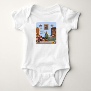 Ode aan de Notenkraker Ballet Blauw Romper