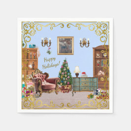 Ode aan de Notenkraker Ballet Blauw Servet