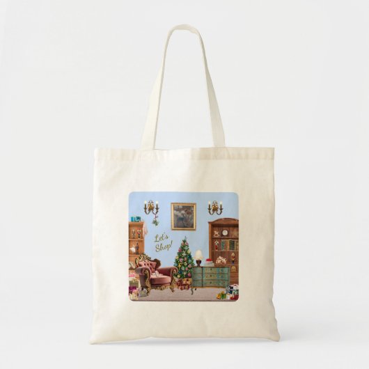 Ode aan de Notenkraker Ballet Blauw Tote Bag (Voorkant)