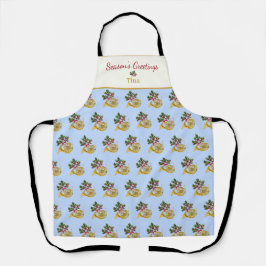 Ode aan de Notenkraker Franse hoorn blauw Schort