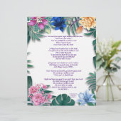 Ode aan een gepersonaliseerd papier voor het schri (Staand voorkant)