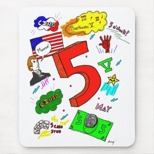 Ode aan Five Mousepad Muismat (Voorkant)