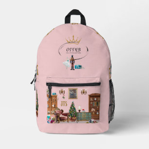 Ode aan het Nutcracker Ballet Pink Bedrukte Rugzak