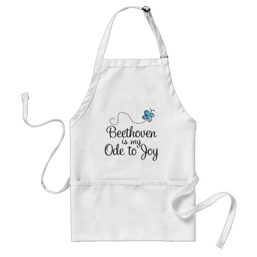 Ode aan Joy Beethoven Apron Standaard Schort (Voorkant)