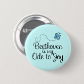 Ode aan Joy Beethoven Button (Voorkant /achterkant)