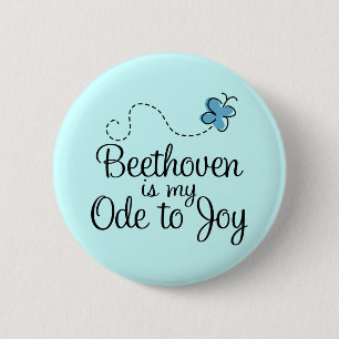 Ode aan Joy Beethoven Button